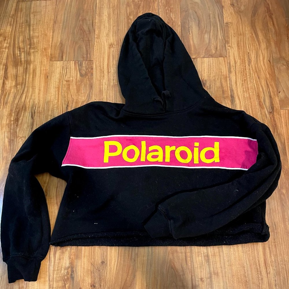 POLAROID CROP HOODIE